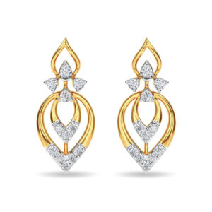 Diamond Stud Eulla Earring Rose Gold