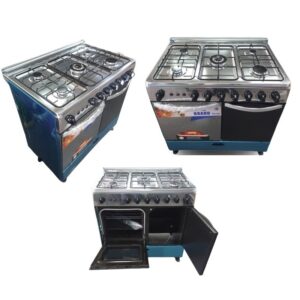 Cuisinière à gaz Oscar 5 foyers Porte gaz - 60x90