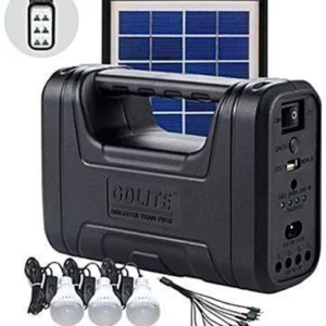 Lampe solaire+panneaux solaire -3 ampoules -GDLITE 10