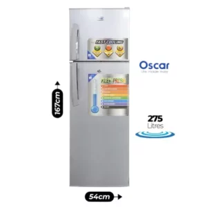 Réfrigérateur 2 portes Oscar OSC-R325S - 275L