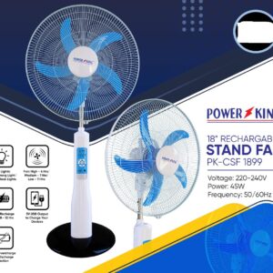 ventilateur Rechargeable Power King PK-CSF 1899