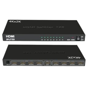 Répartiteur HDMI 8 ports 4K (1 entrée 8 sorties)