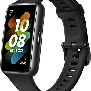 HUAWEI Band 7-Montre Connectée, Écran tactile Ultra-fin,96 Modes d'entrainement,14 jours d'autonomies