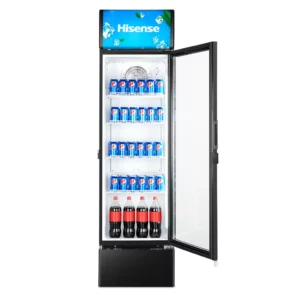 REFRIGERATEUR VITRE HISENSE  FL37FC- 282 LITRES