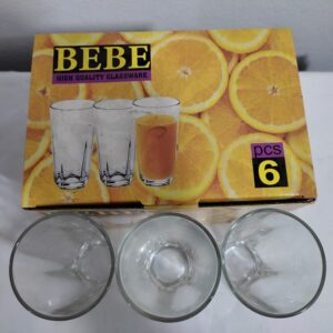 LOT DE 6 VERRES BEBE