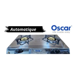Plaque à Gaz Oscar 2 Foyers – OSC-201 – Automatique