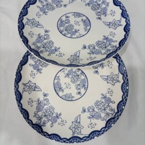 PLAT MOON BLEU BLANC