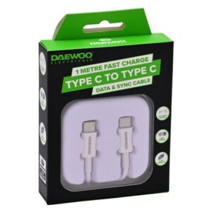 CABLE DE CHARGE RAPIDE DAEWOO - TYPE C VERS TYPE C 1M