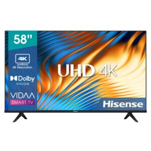 TV Hisense Smart intelligent VIDAA E6H (58 pouces) 4K UHD