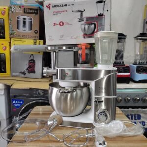 Batteuse sur socle Mebashi ME-SBM1108- 3 en 1- 6,5 litres avec mixeur et hachoir à viande - 2000W