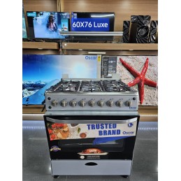 Cuisinière Oscar de luxe automatique (électrique) - 06 foyers 60x76cm Gris