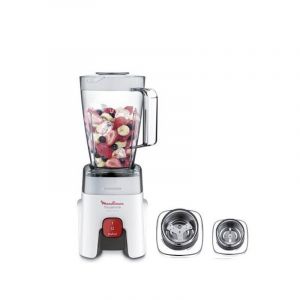 Mixeur MOULINEX Super blender - 500W Moulin, Râpe, Filtre à Fruits, LM20904A