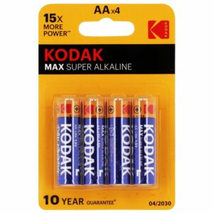 Pile Kodak AAx4 Max Super Alkaline