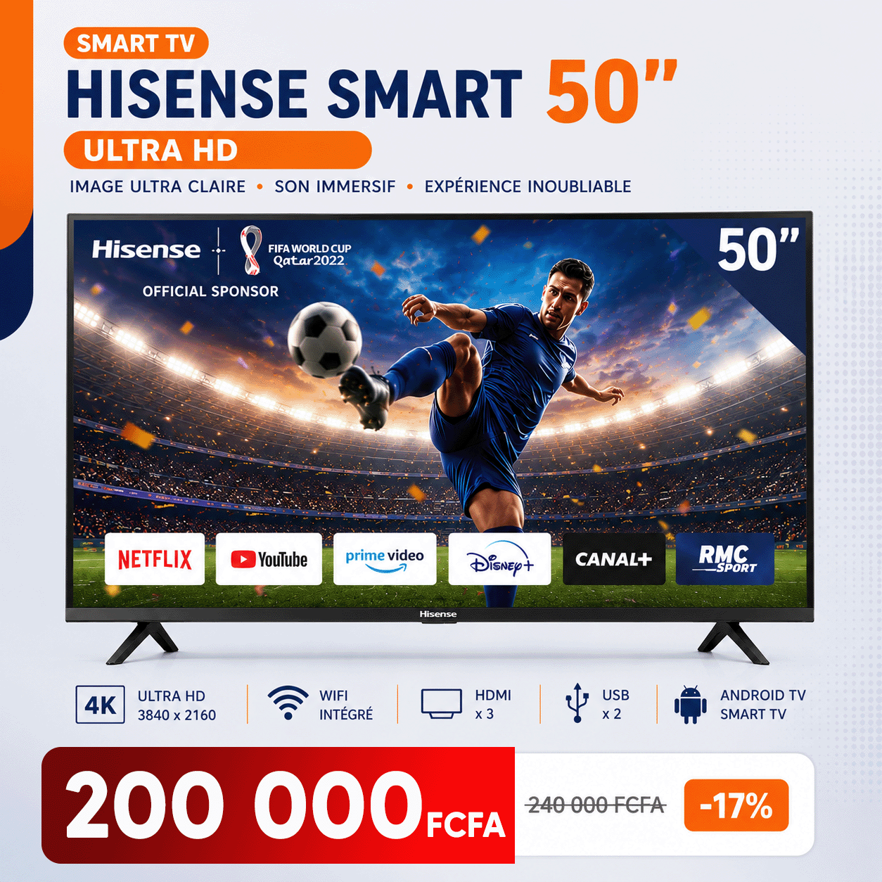 smart-tv-hisense 50 pouces
